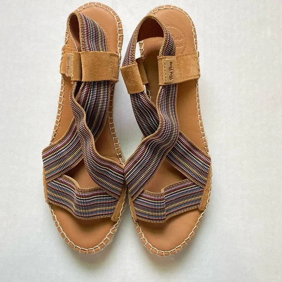 Toni Pons Tina Espadrille Wedge Sandal In Tan Suede - Picture 5 of 13